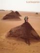 Frezzan, sandstone pyramids, created by eroding winds