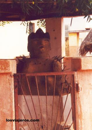 Uno de los centros del Voodoo- Ouidah - Benin