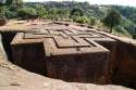 Iglesa de San Jorge escavada en Piedra- Lalibela - Etiopia