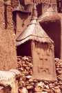 Granary with animist details Mali.