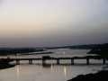 Bridge over the hug Niger river near Niamey  