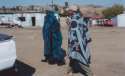 Lesotho women wearing blankets