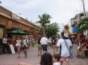 Commercial area of Playa del Carmen, with touristic and souv
