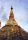 Shwedagon's Pagoda gold - Rangoon - Yangon
