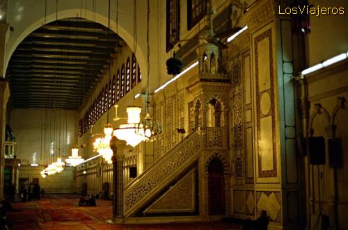 Omayyad Mosque-Prayer Hall-Damascus - Syria
Mezquita Omeya-Oratorio-
 Damasco - Siria