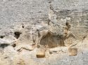 Ir a Foto: Relieve altomedieval en Madara tallado en la roca hacia el 710 
Go to Photo: Altomedieval setoff carved into the rock in 710  in Madara