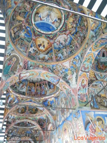 Details of  pictures that adorn the monastery of Rila - Bulgaria
Detalles de los frescos que adornan el monasterio de Rila - Bulgaria