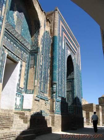 Complejo funerario de Sharr-I-Zindah.-Samarcanda - Uzbekistan - Asia