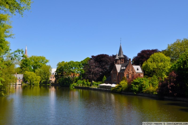 Minnewater o Lago del Amor en Brujas