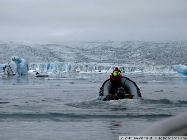 Pared glacial en Jökulsárlón