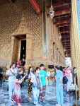 Turismo de masas en el Gran Palacio de Bangkok