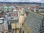 Vistas torres sur Catedral San Esteban, Viena