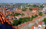 Gdansk casi a vista de pájaro.