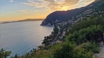 Vista costa desde camino Nietszche, Éze, Francia