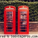 Cabinas de teléfono típicas de Londres