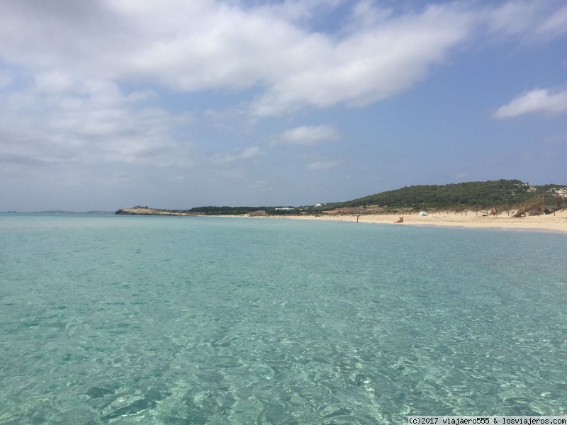 Playa de Son Bou en Menorca