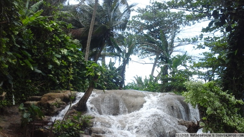 Una cascadas pequenas en Ocho Rios