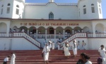 Domingo en una iglesia de Samoa