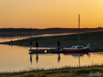 Sunset at Alqueva lake, Alentejo, Portugal