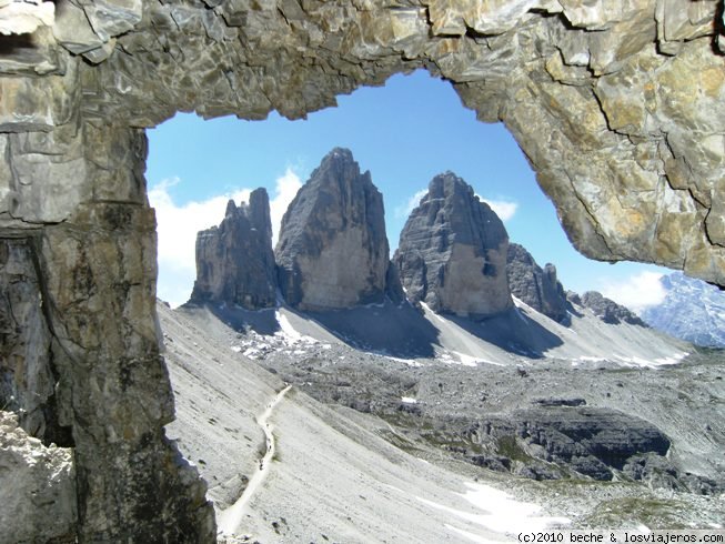 Dolomitas. Tre Cime di Lavaredo.