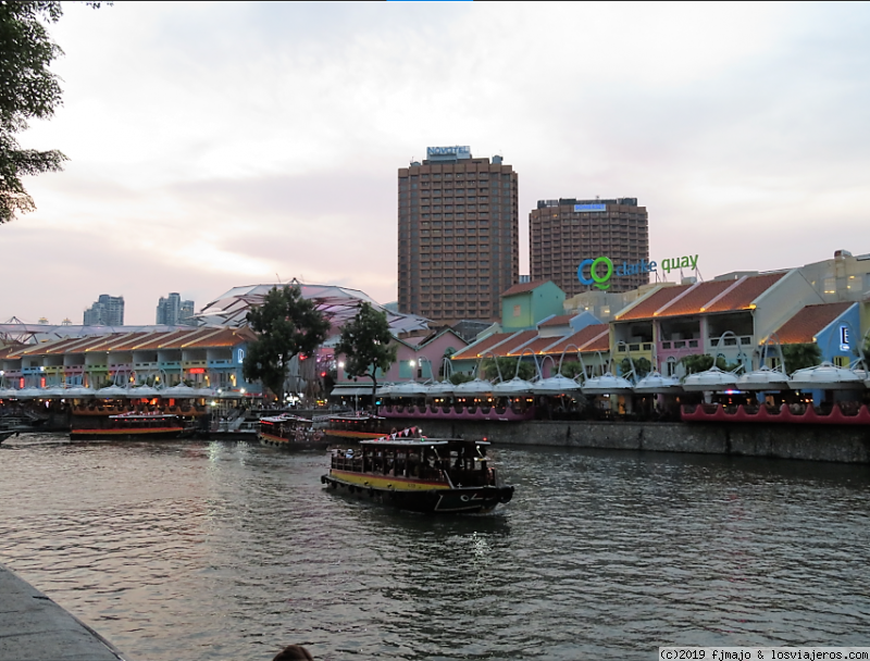 Atardecer en Clarke Quay