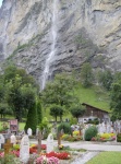 El cementerio de Lauterbrunnen