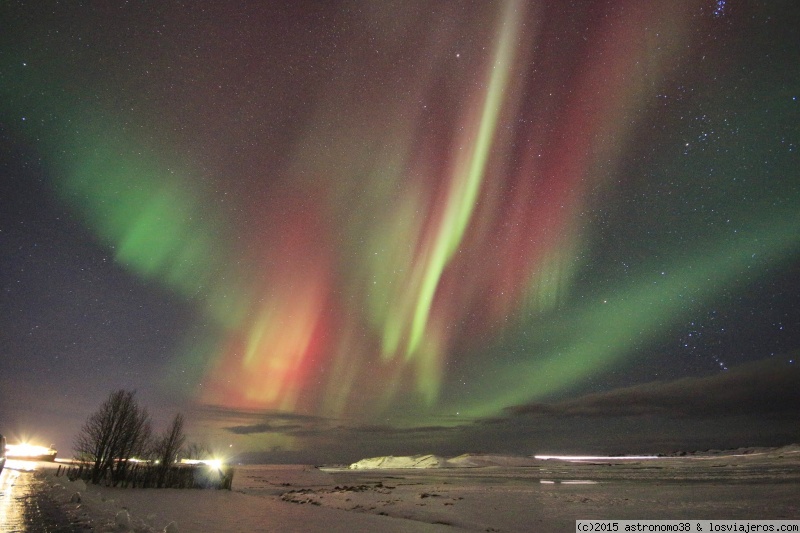 Aurora boreal en Islandia - Navidad de 2014