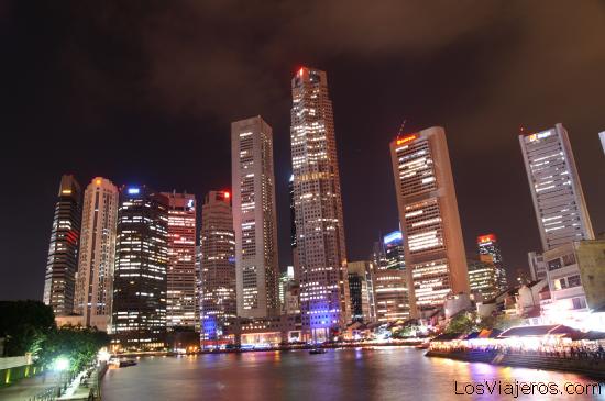 La ciudad de noche - Singapur