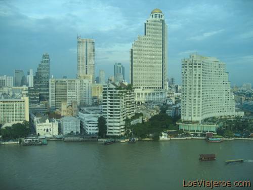 Vista de Bangkok desde una habitación del Hotel Peninsula - Tailandia