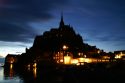Night view of Mont Saint Michel - France