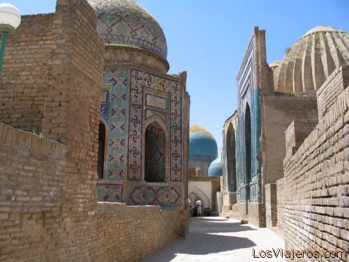 Undertaker complex of Shahr-i-Zindah - Samarkand - Uzbekistan - Asia
Complejo de Sharr-I-Zindah.-Samarcanda -Uzbekistan - Asia
